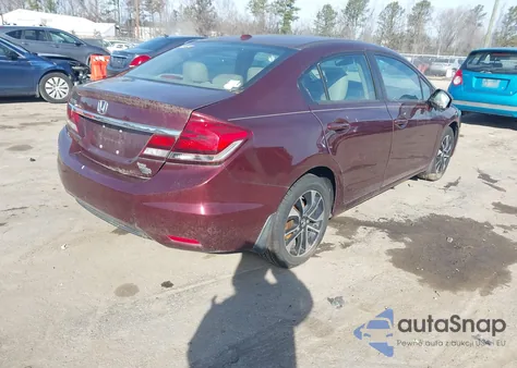 2013 Honda Civic Ex-L from USA, damaged, VIN 19XFB2F95DE058303